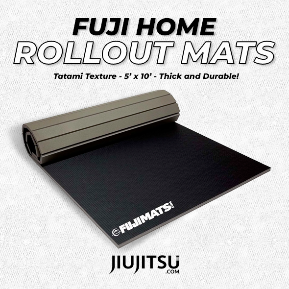 Fuji Home BJJ Mats - Tatami Series Black 5' X 10' 