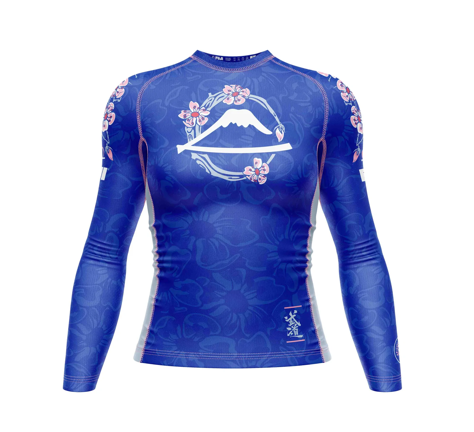 Fuji Blossom Women's Rashguard Blue WXS 