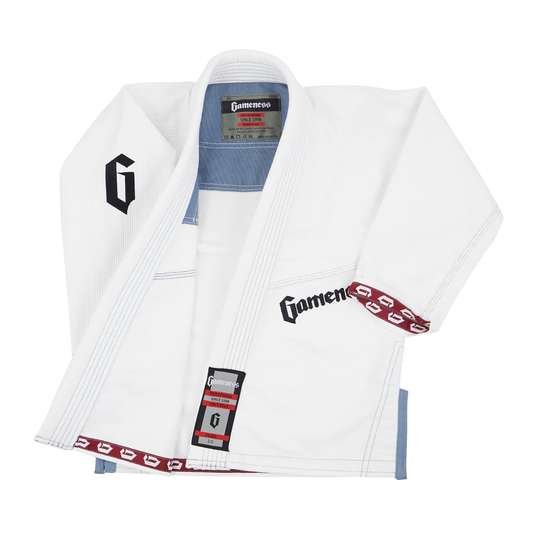 Gameness Pearl Youth Gi 2.0 White 000 