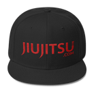 JiuJitsu.com Snap Back Hat Black/Red  