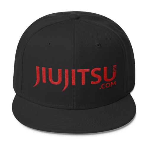 JiuJitsu.com Snap Back Hat Black/Red  