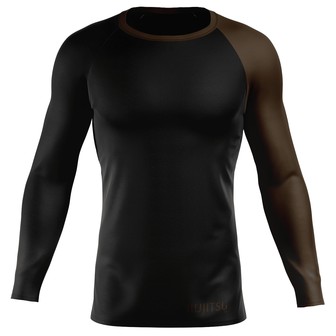 JiuJitsu.com Ranked Rashguard - Brown   