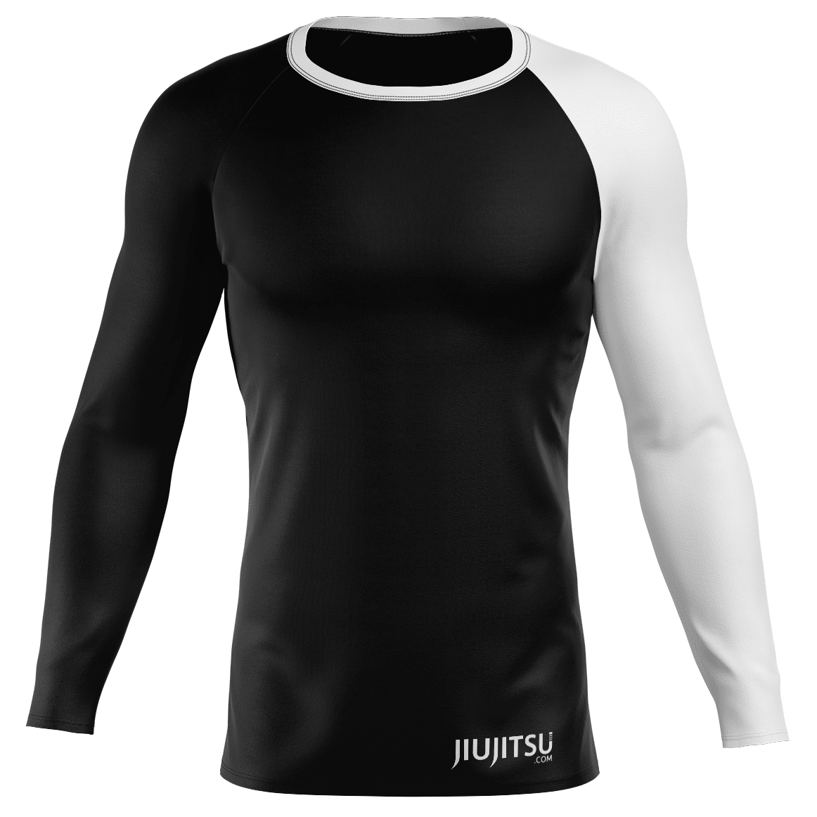 JiuJitsu.com Ranked Rashguard - White   