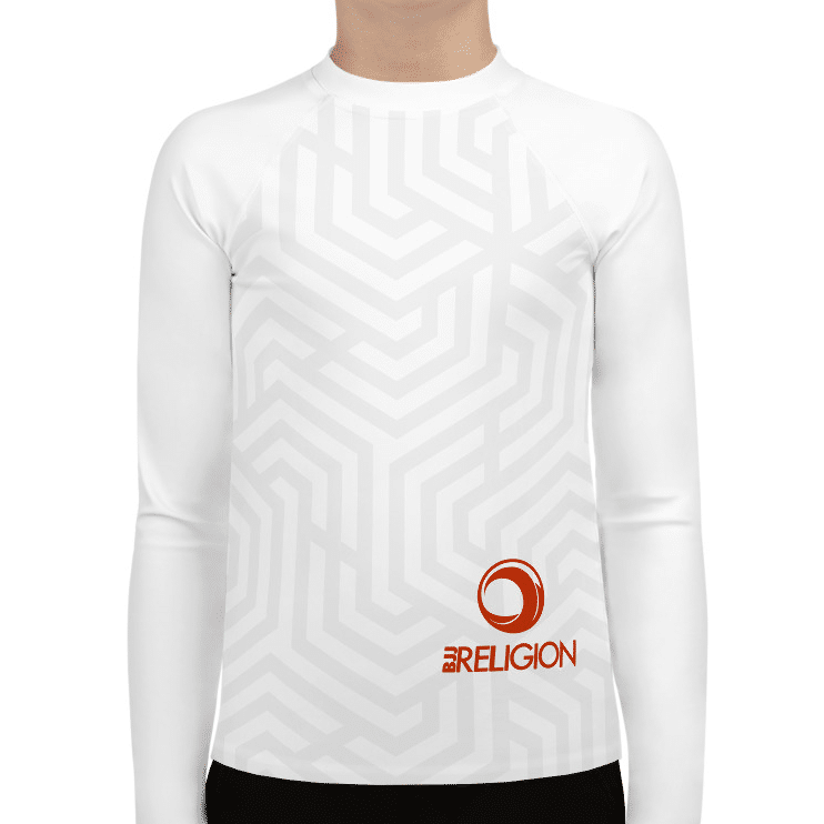 BJJ Religion Youth Geometric Rashguard   