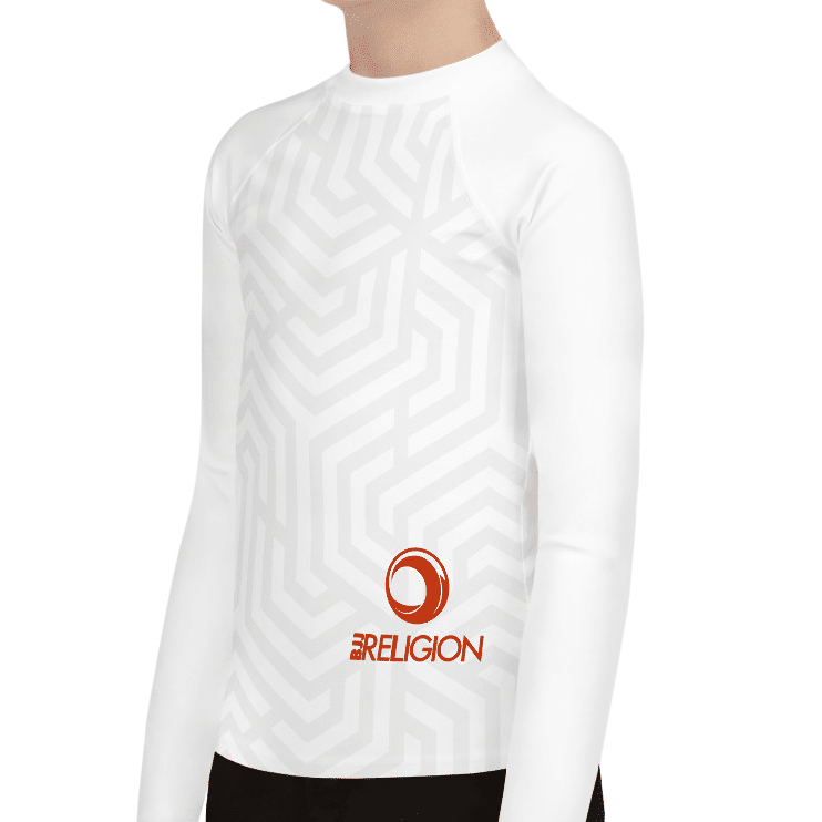 BJJ Religion Youth Geometric Rashguard   