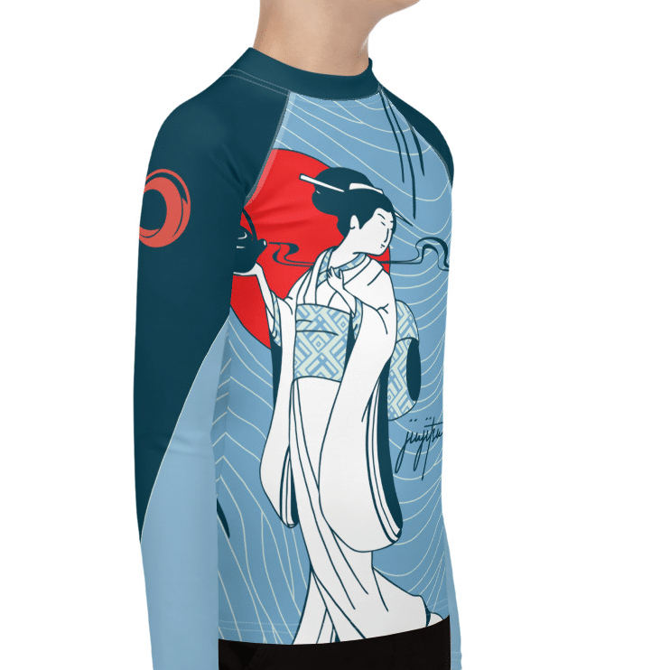 BJJ Religion Youth Geisha Rashguard   