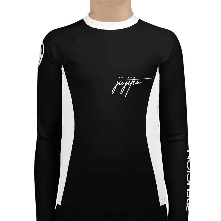 BJJ Religion Youth Script Rashguard   