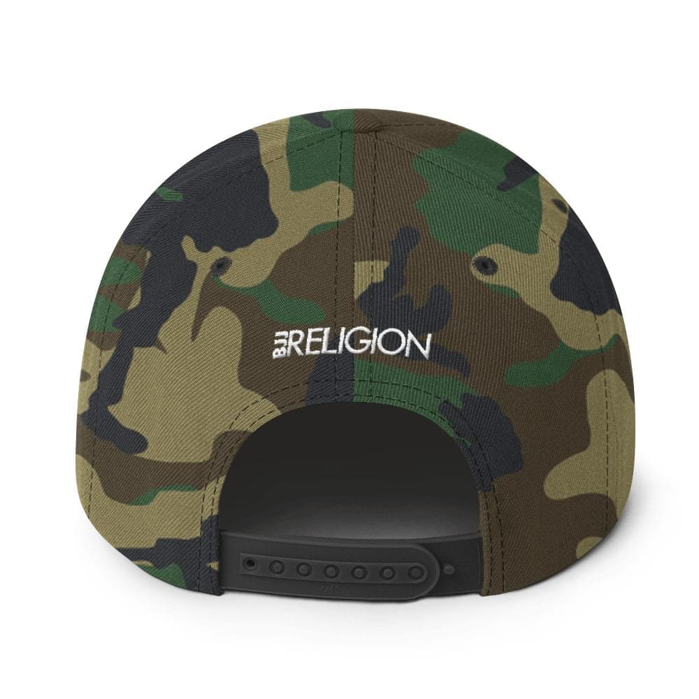 BJJ Religion Script Snapback Hat   