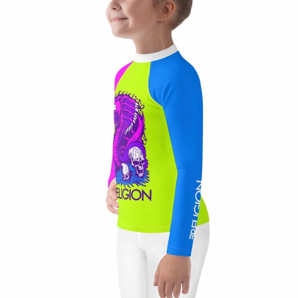 BJJ Religion Kids Psychedelic Cobra Rashguard   