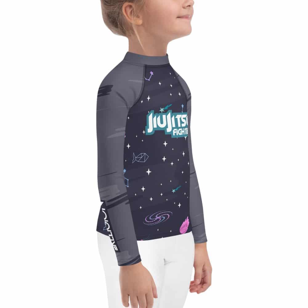 BJJ Religion Kids Galactic Fighter Rashguard   