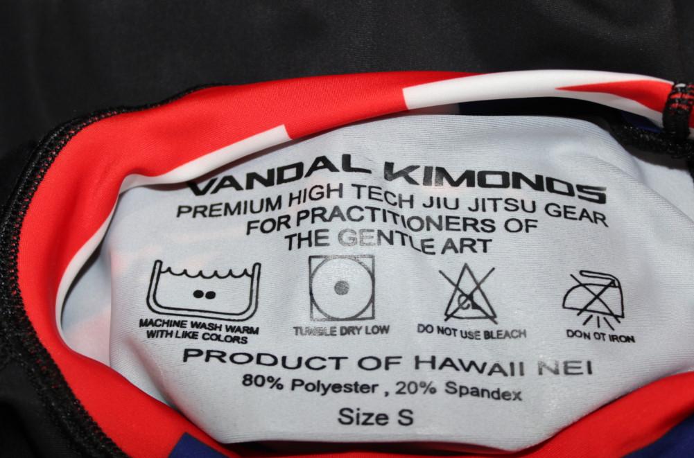 Vandal Kimonos HIState Hawaiian Flag Rashguard   